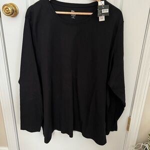 Kim Rogers Classic Black Long Sleeve Tee